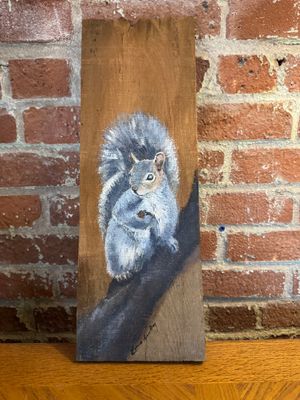 Repurposed Wood - Squirrel Repurposed Wood - Squirrel