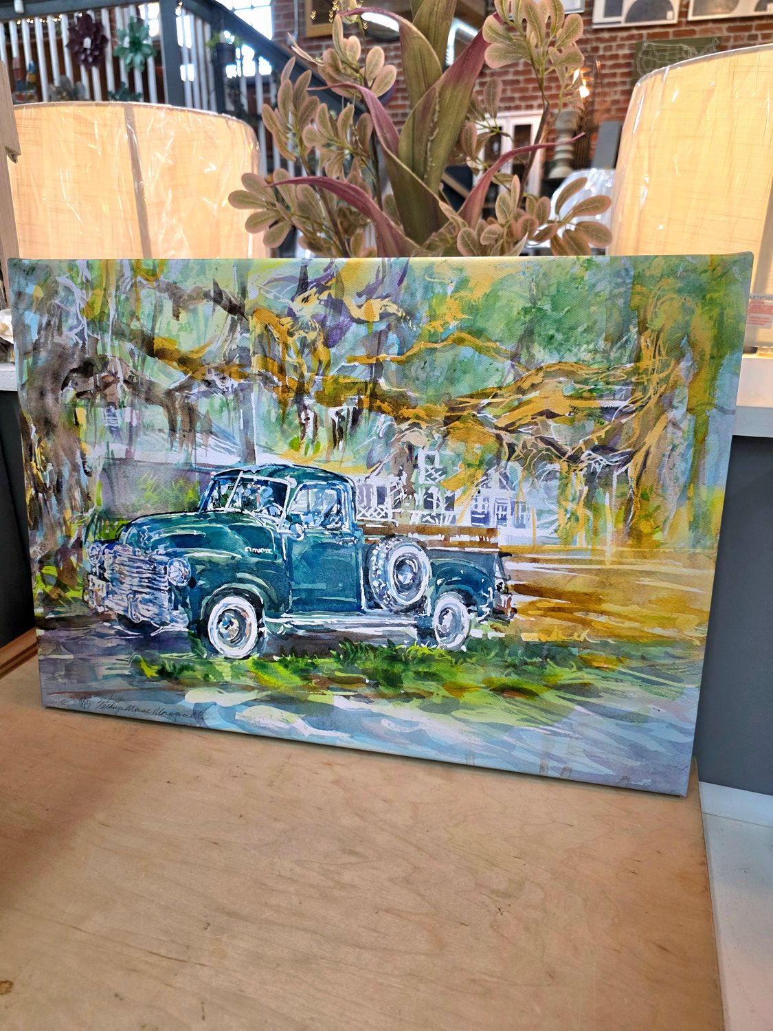 Kathy Morganelli - "Shady Parking in McClellanville, SC" - 20" x 14"T Kathy Morganelli - "Shady Parking in McClellanville, SC" - 20" x 14"T