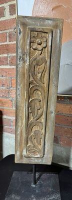 Repurposed Door Panel On Iron Stand II
