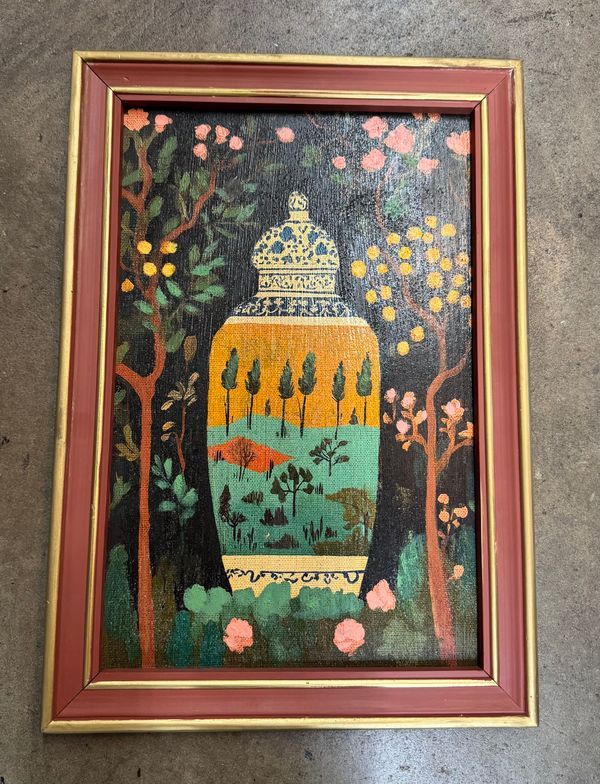 Framed Vase Painting II Framed Vase Painting II