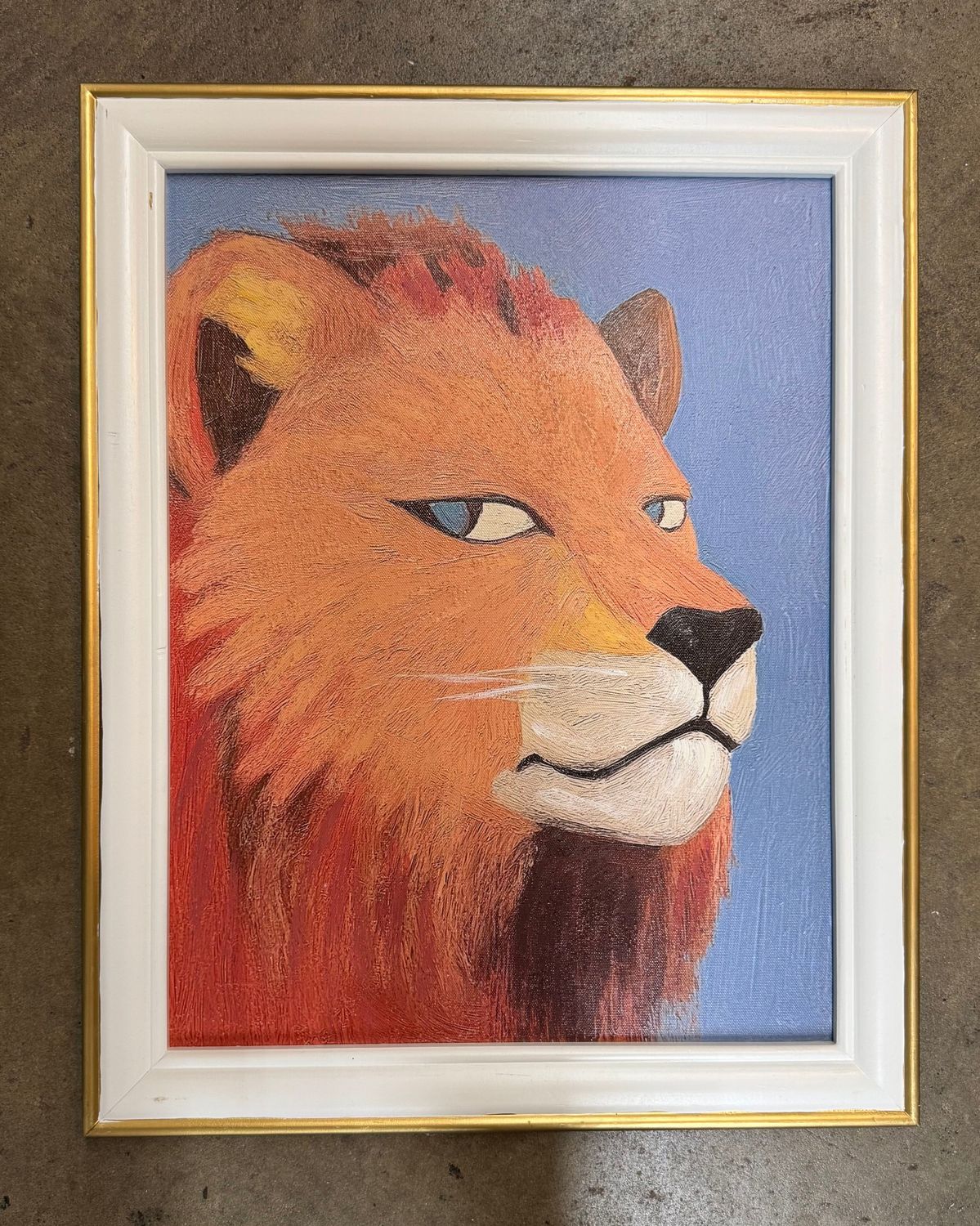 Framed Animals Print - Lion Framed Animals Print - Lion