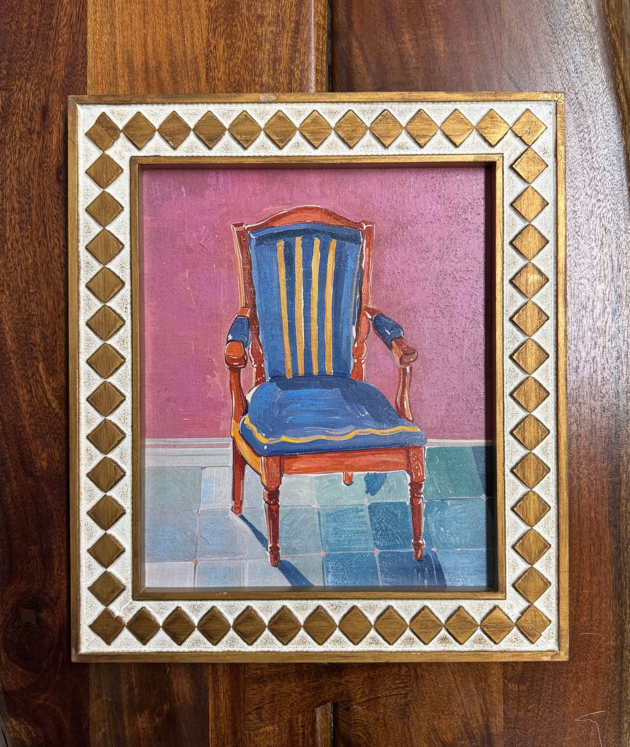 Framed Chair Painting I Framed Chair Painting I