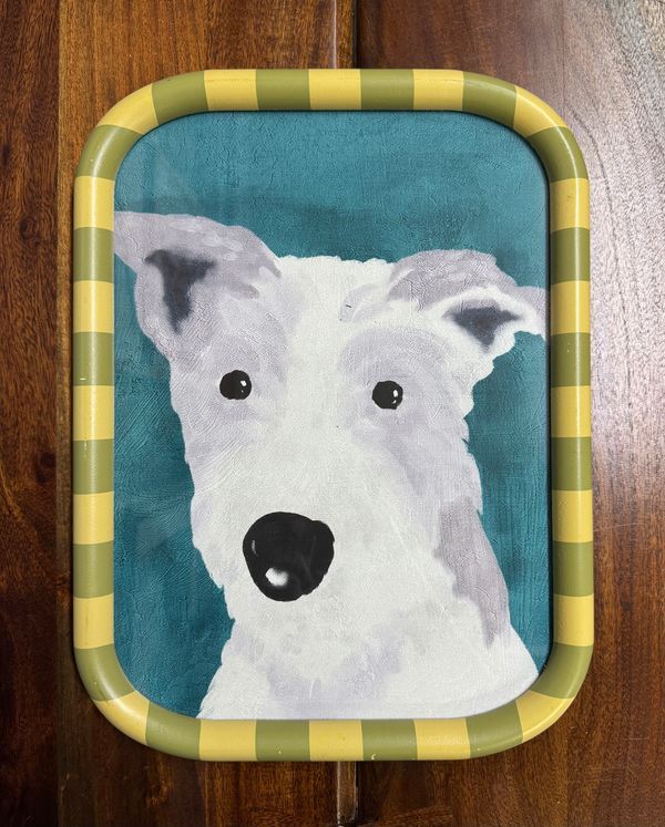 Framed Dog Print Under Glass I Framed Dog Print Under Glass I