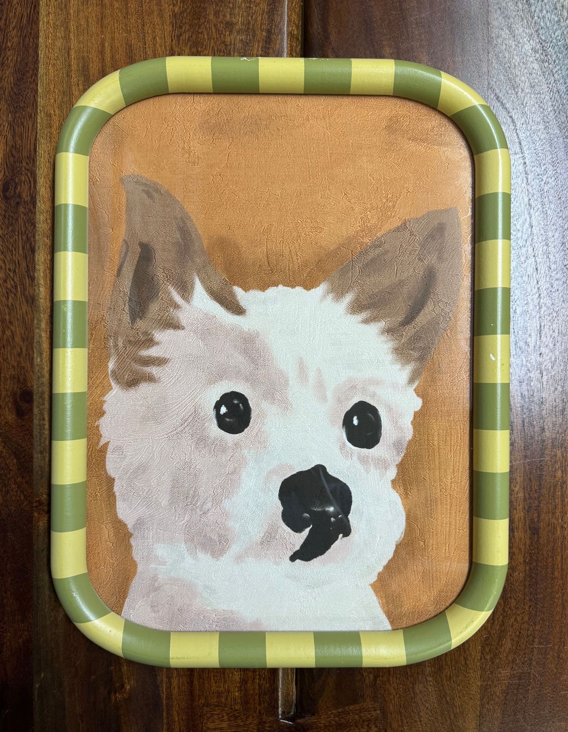 Framed Dog Print Under Glass III