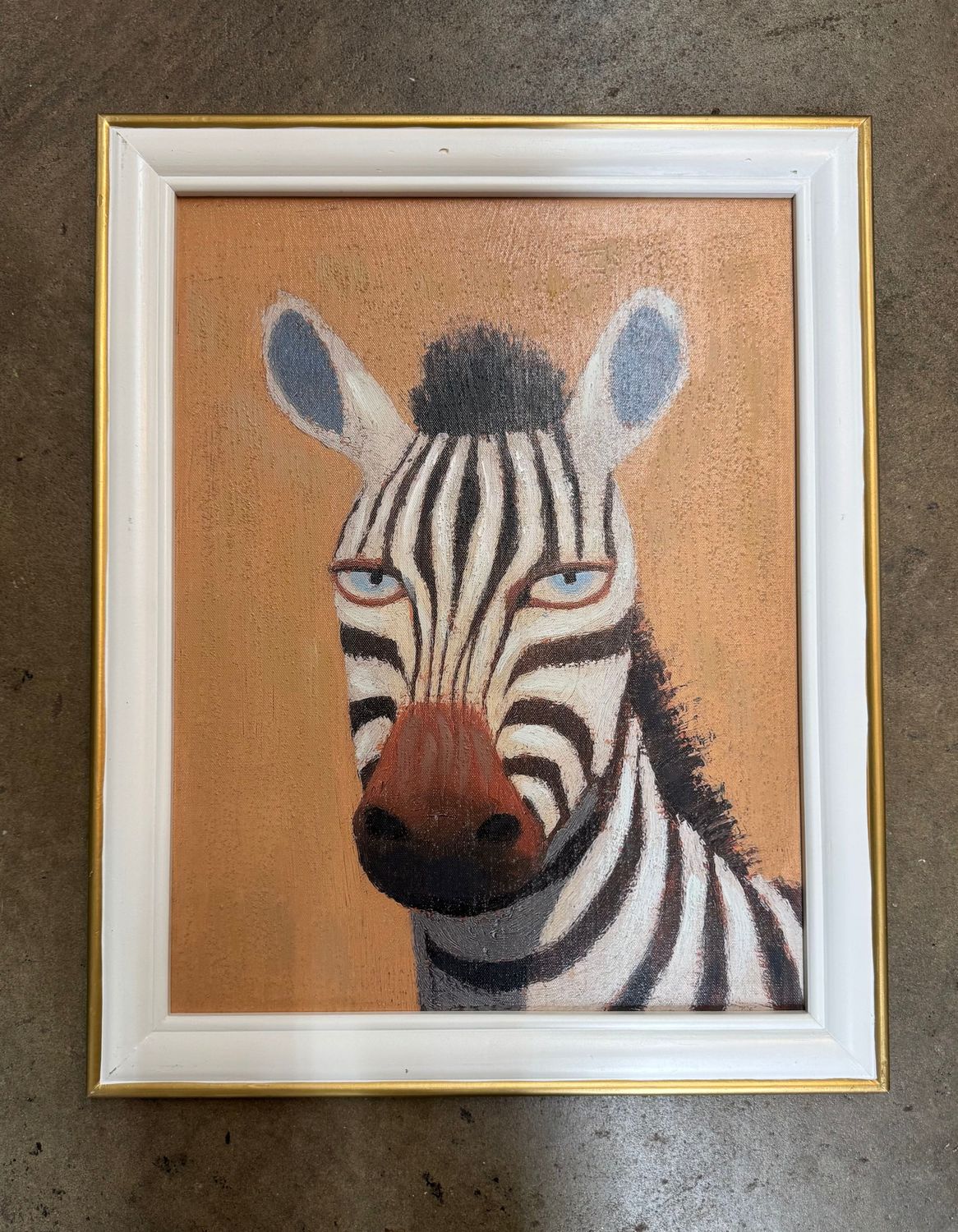 Framed Animals Print - Zebra Framed Animals Print - Zebra