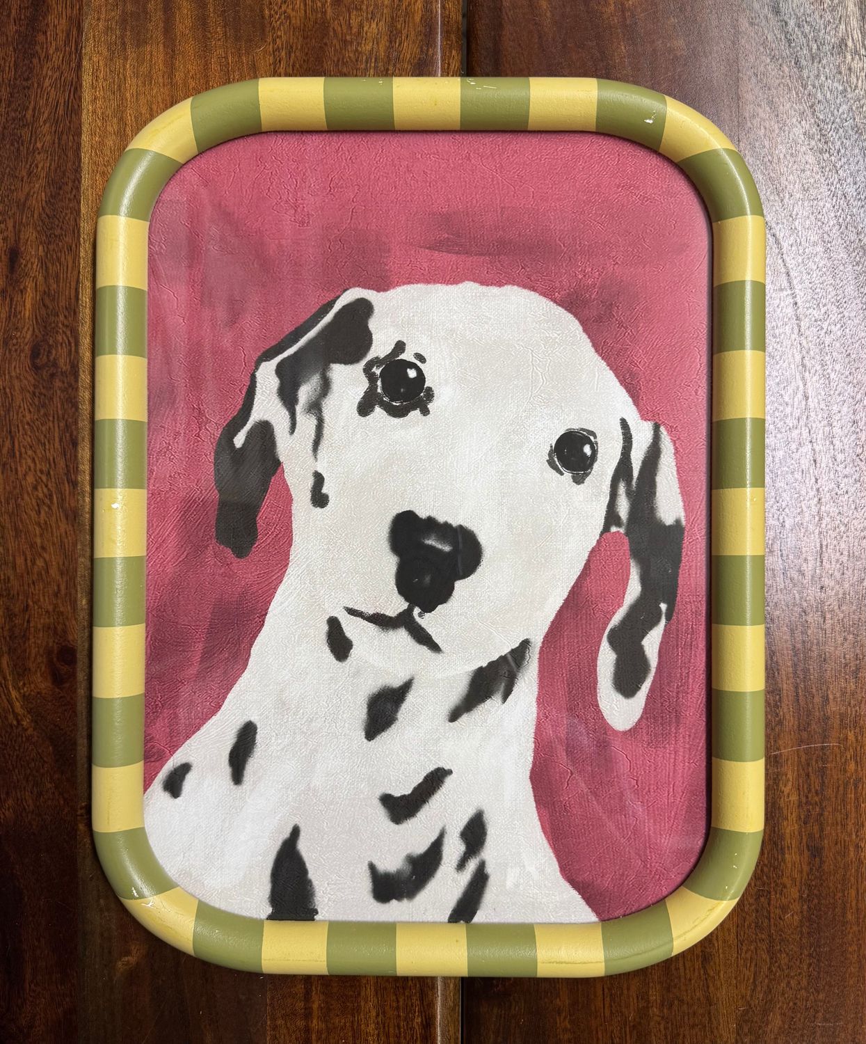 Framed Dog Print Under Glass II