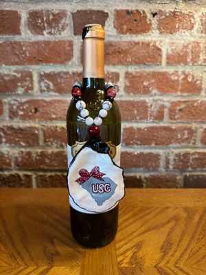 Oyster Shell BC - Hand Painted - USC w/Bow Oyster Shell BC - Hand Painted - USC w/Bow
