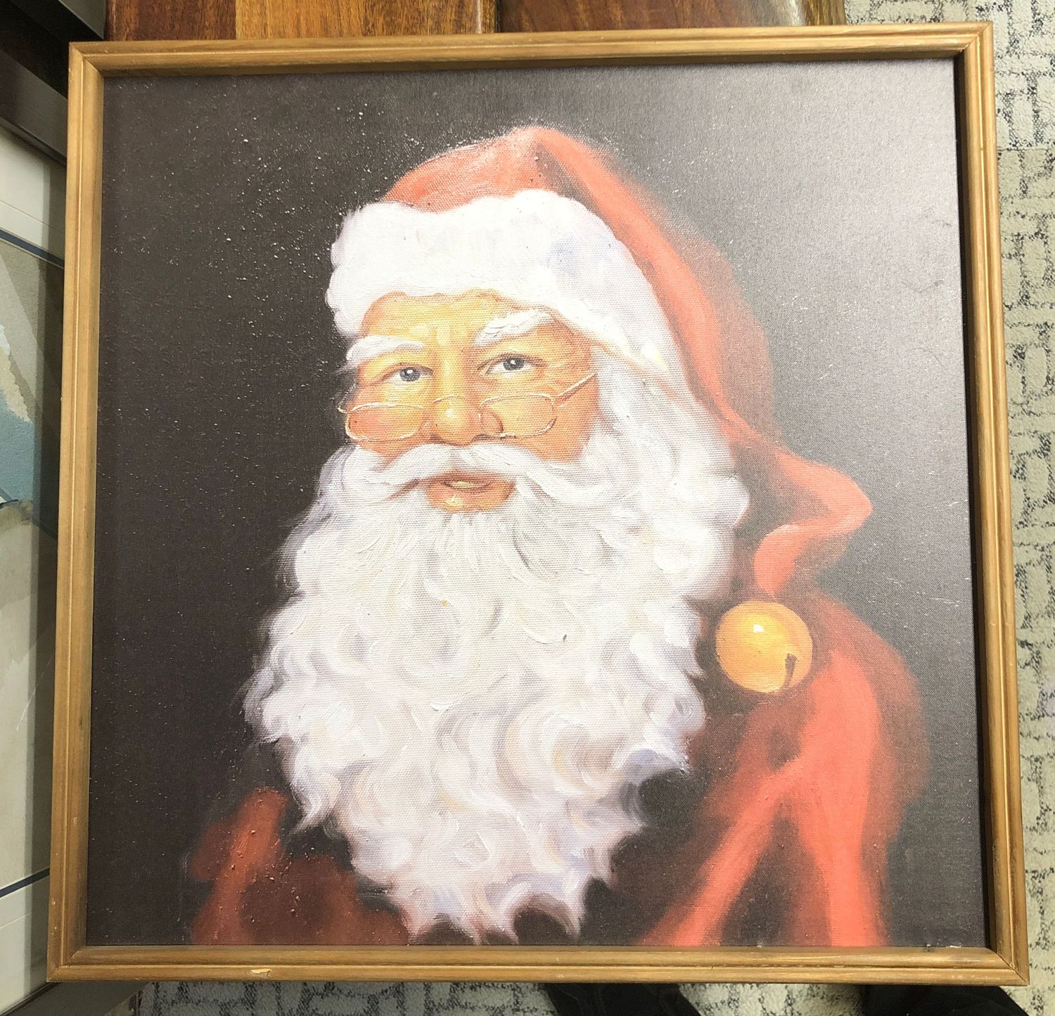 Framed Santa Print