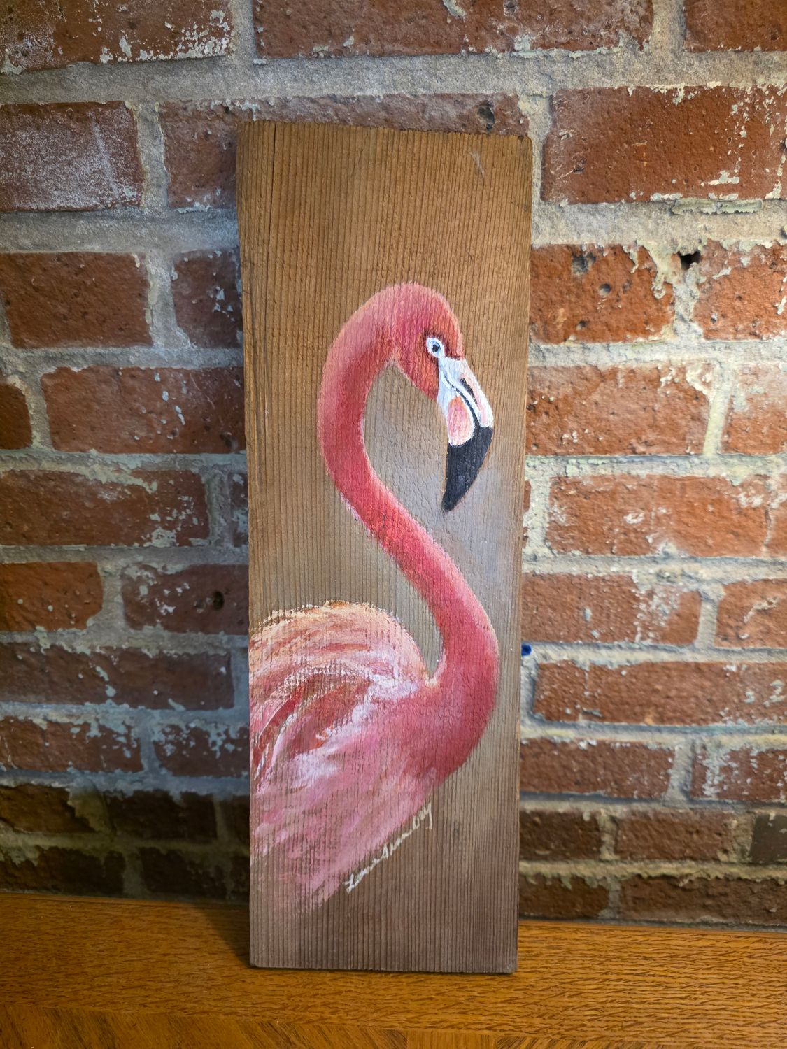 Repurposed Wood - Flamingo Repurposed Wood - Flamingo