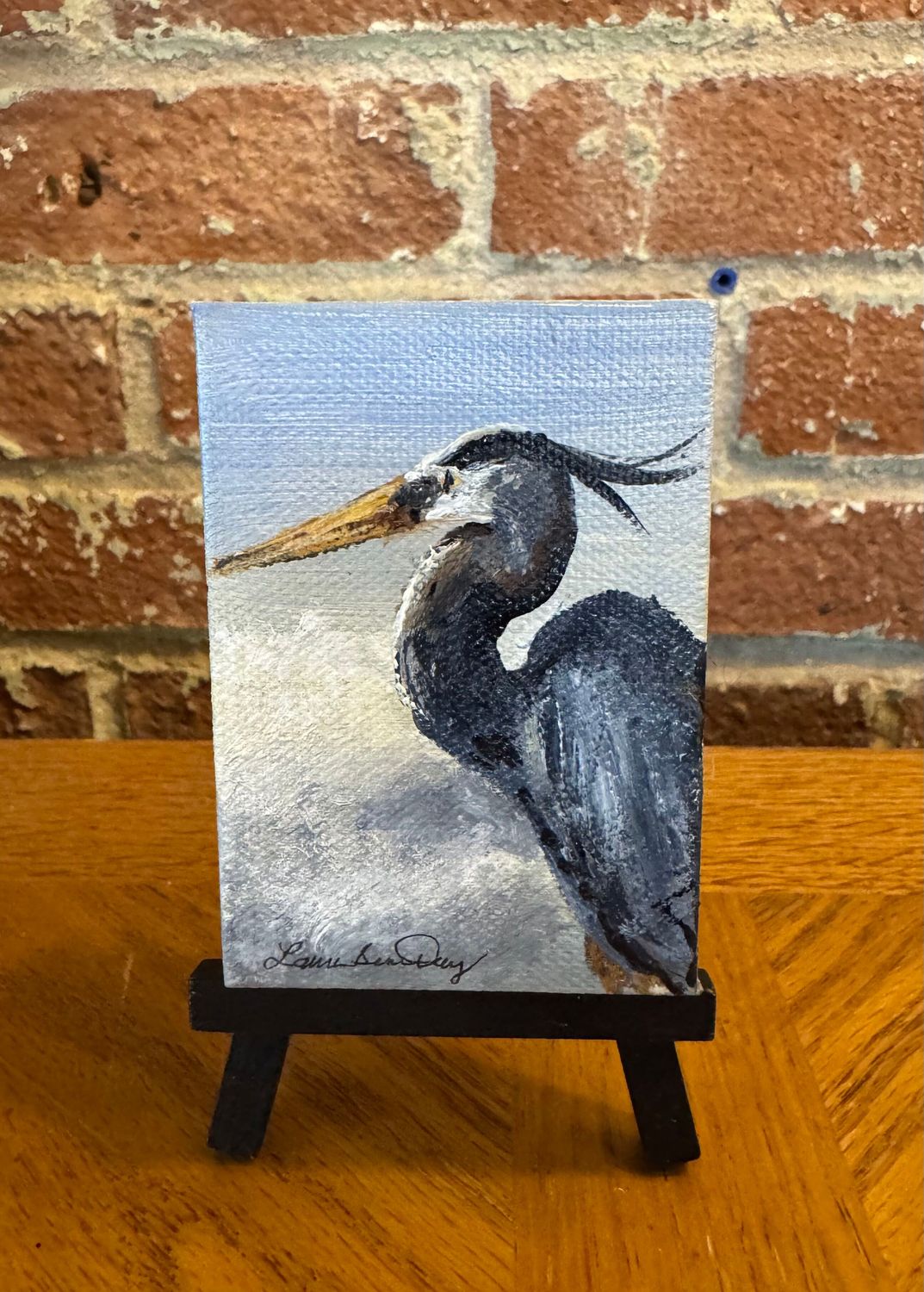 "On the Shore" Heron - Sm "On the Shore" Heron - Sm