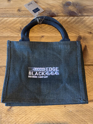 Blackedge Embroidered Jute Gift Bag