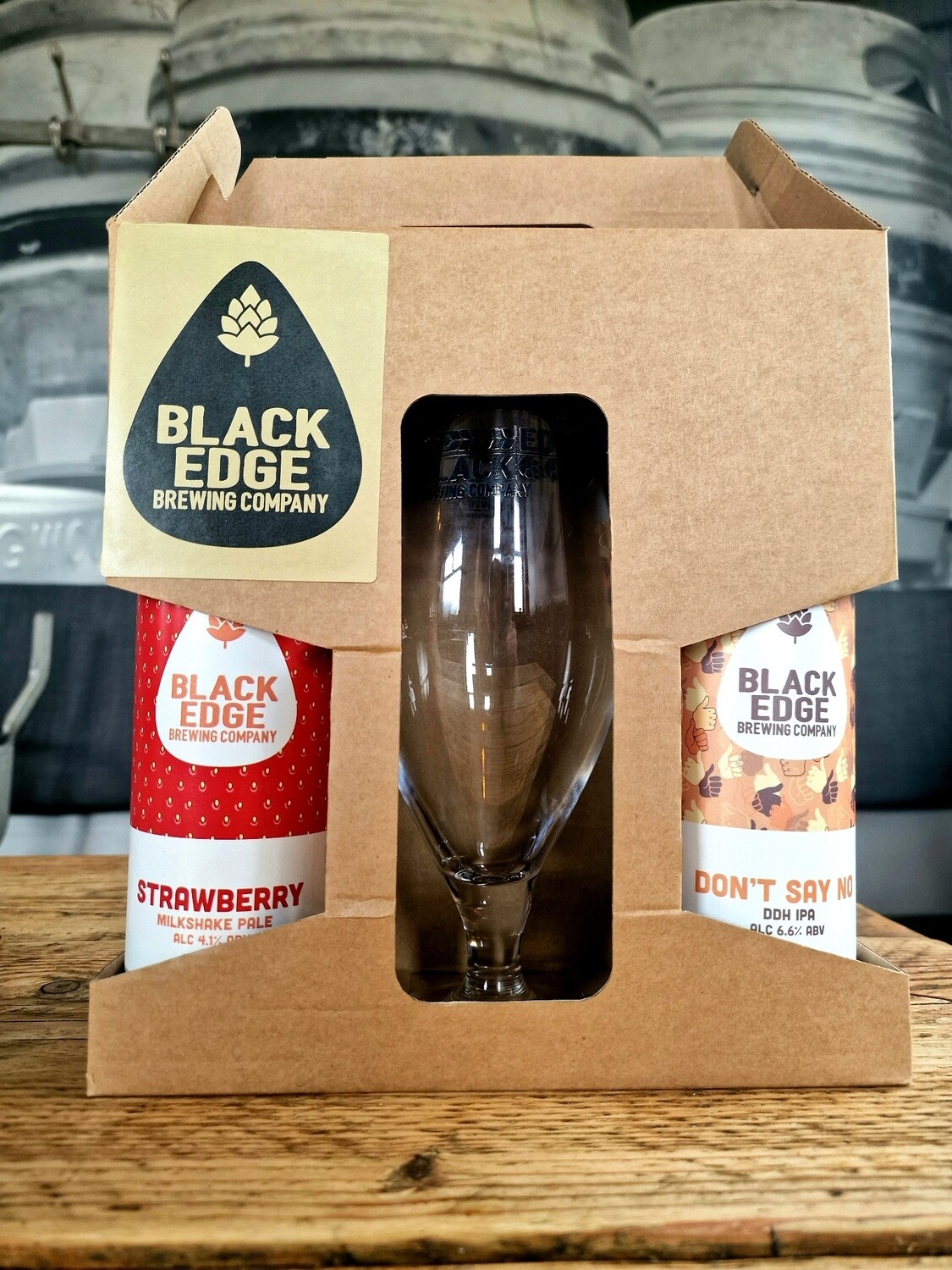 2 Can & Glass Gift Box