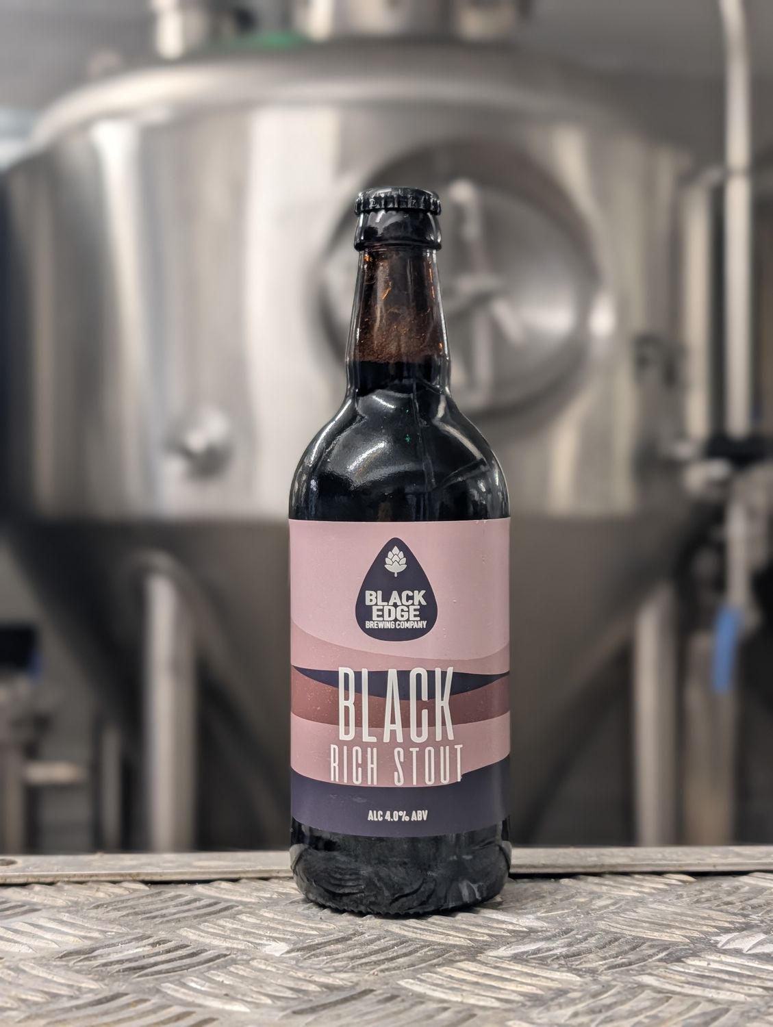 NEW Black Irish Stout 4% 500ml Bottle