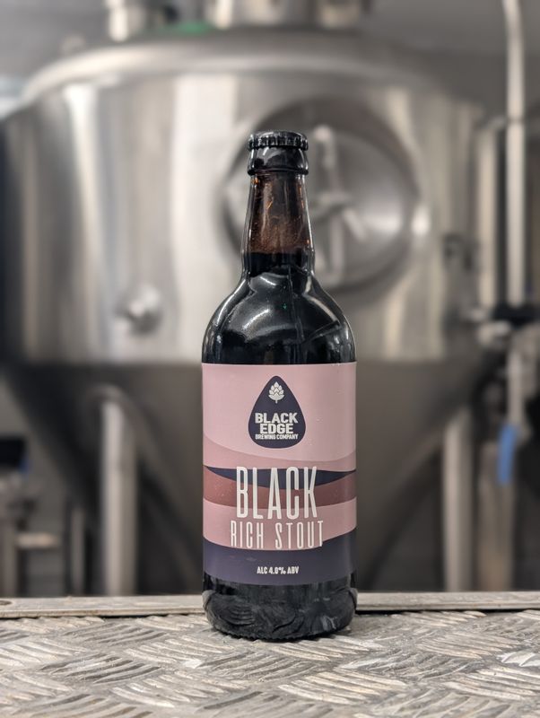 NEW Black Irish Stout 4% 500ml Bottle
