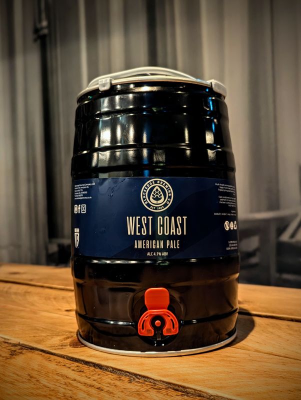 5 ltr Mini Cask West Coast American Golden Ale 4.1%