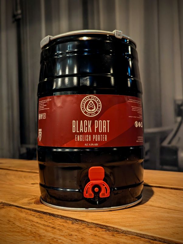 5 ltr Mini Cask Black Port English Porter 4.6%