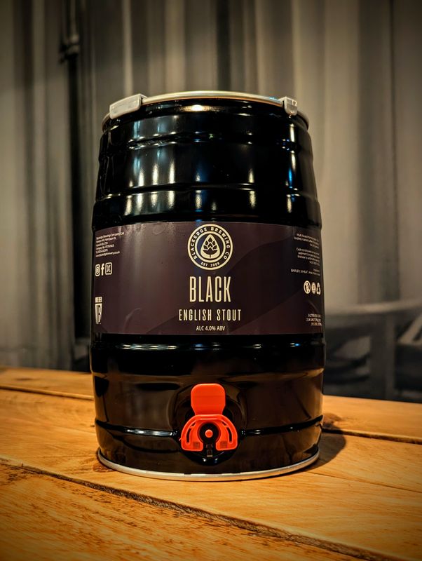 5 ltr Mini Cask Black Irish Stout 4%
