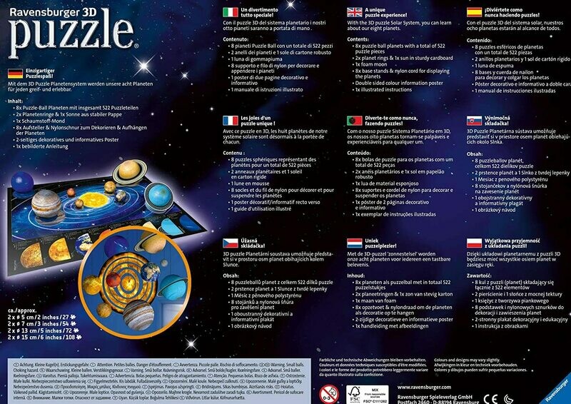 11668 Solar System 522pc Puzzle