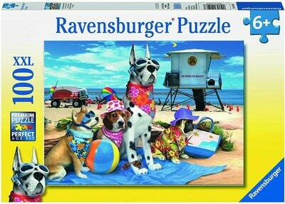 105267 No Dogs on the Beach 100pc Puzzle