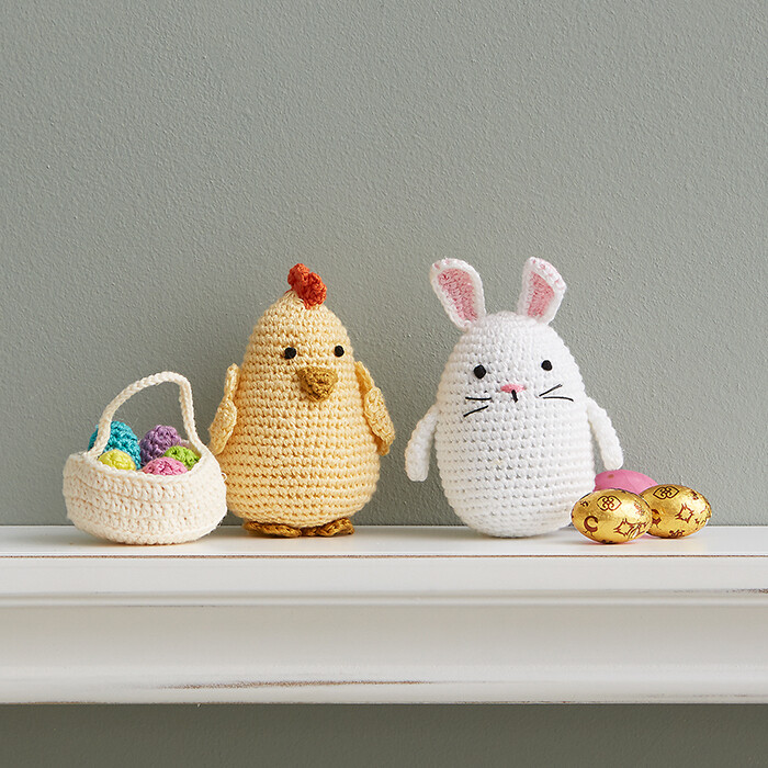 Serrv Crocheted Easter Bunny & Chick - 92829