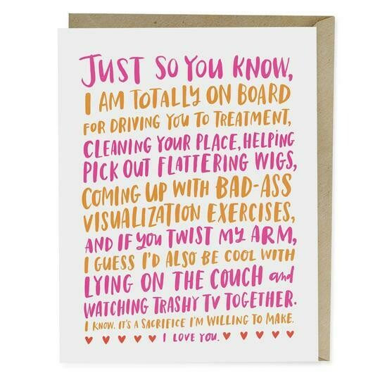 SALE: EMD Friendship Through Cancer Card - (orig.$5)