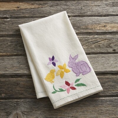 Serrv Embroidered Easter Tea Towel - 32376
