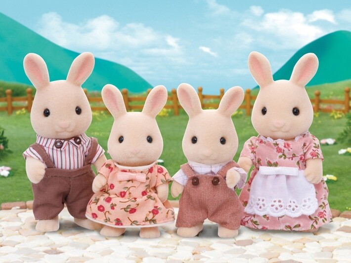 CC Sweetpea Rabbit Family