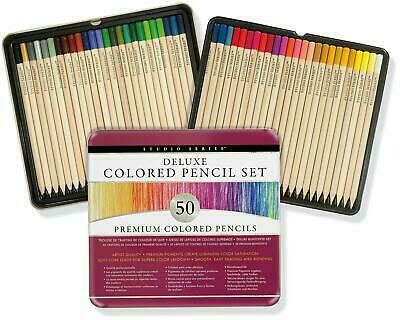 PPP Deluxe Colored Pencil Set - 50pc - Studio Series