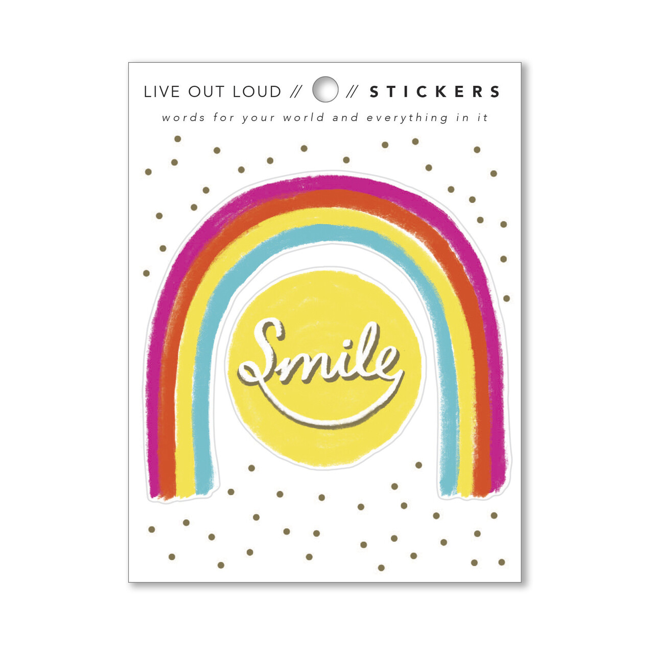 Smile Live Out Loud Sticker