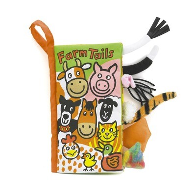 Jellycat Farm Tails - Soft Book