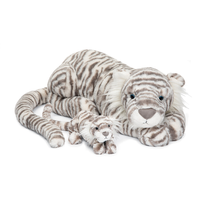 Jellycat Sacha Snow Tiger Really Big