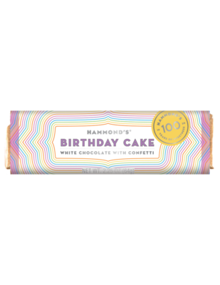 Birthday Cake White Chocolate Candy Bar - Hammonds