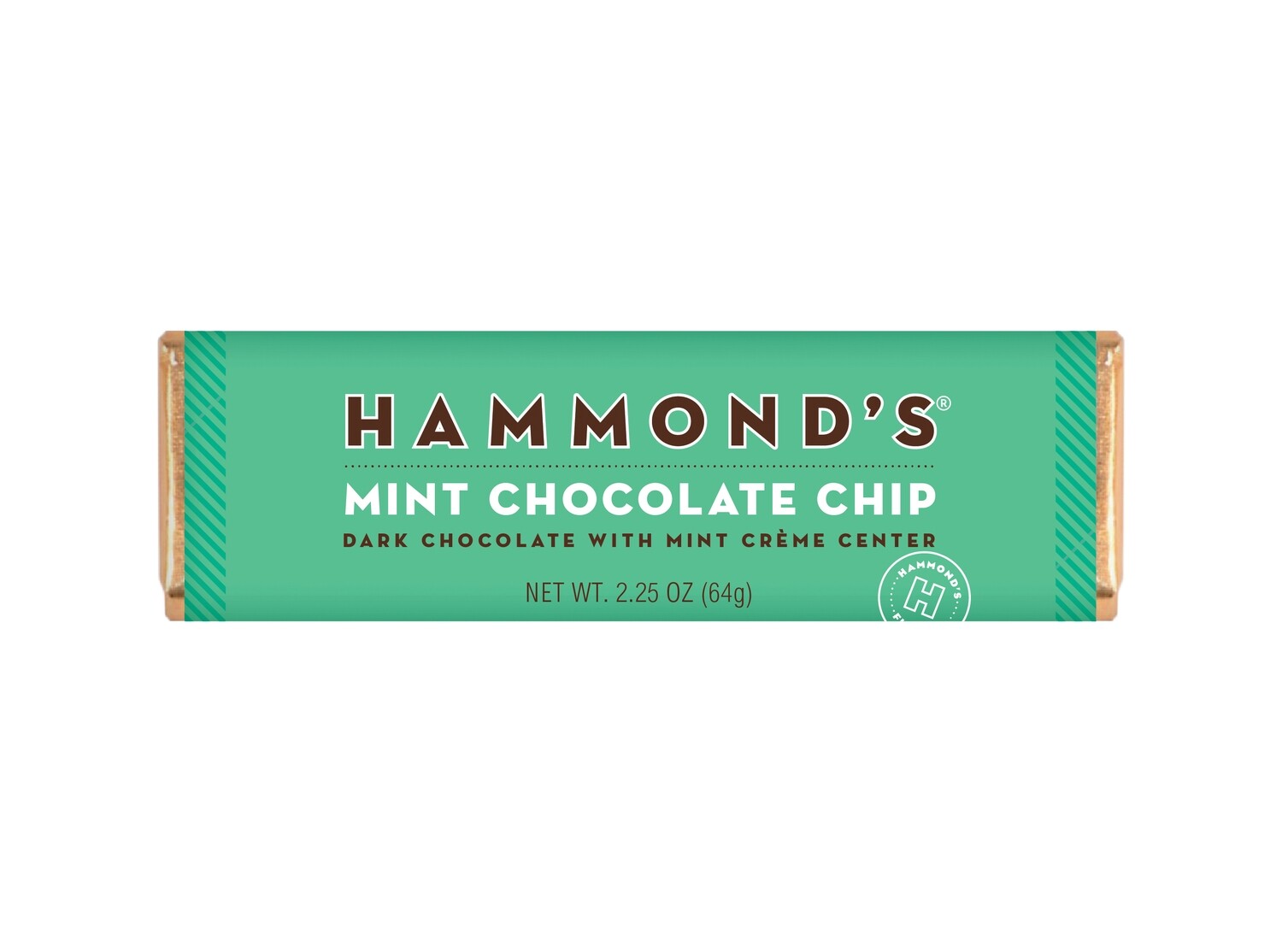 Mint Chocolate Chip Dark Chocolate Candy Bar - Hammonds