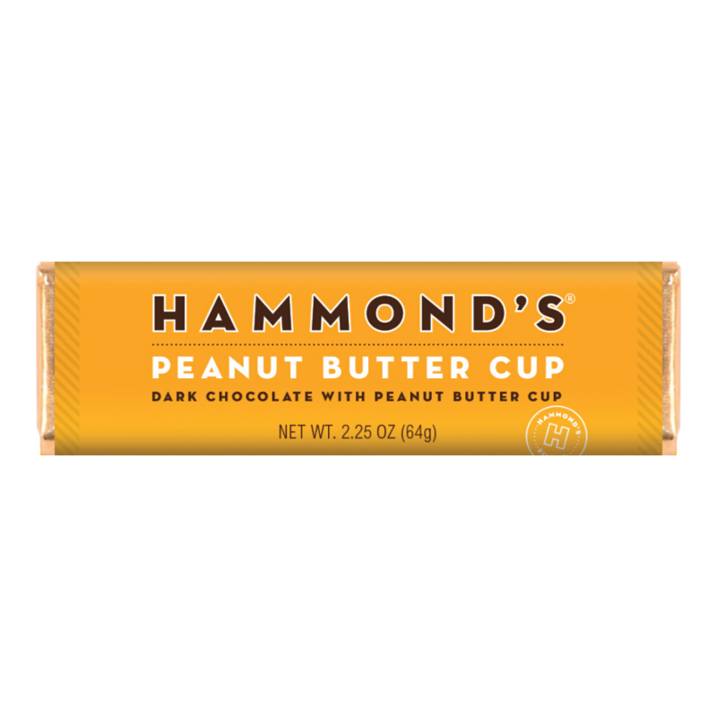 Peanut Butter Cup Dark Candy Bar - Hammonds