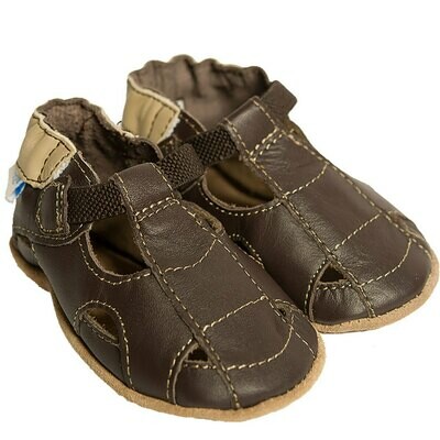 PROMO: Robeez Brown Sandal 18-24mo Shoes - org. $38