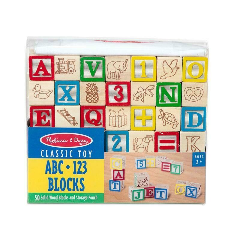 Classic Toy ABC 123 Blocks MandD