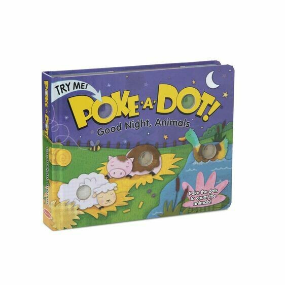 Poke a Dot Good Night, Animals - MandD - Board Book