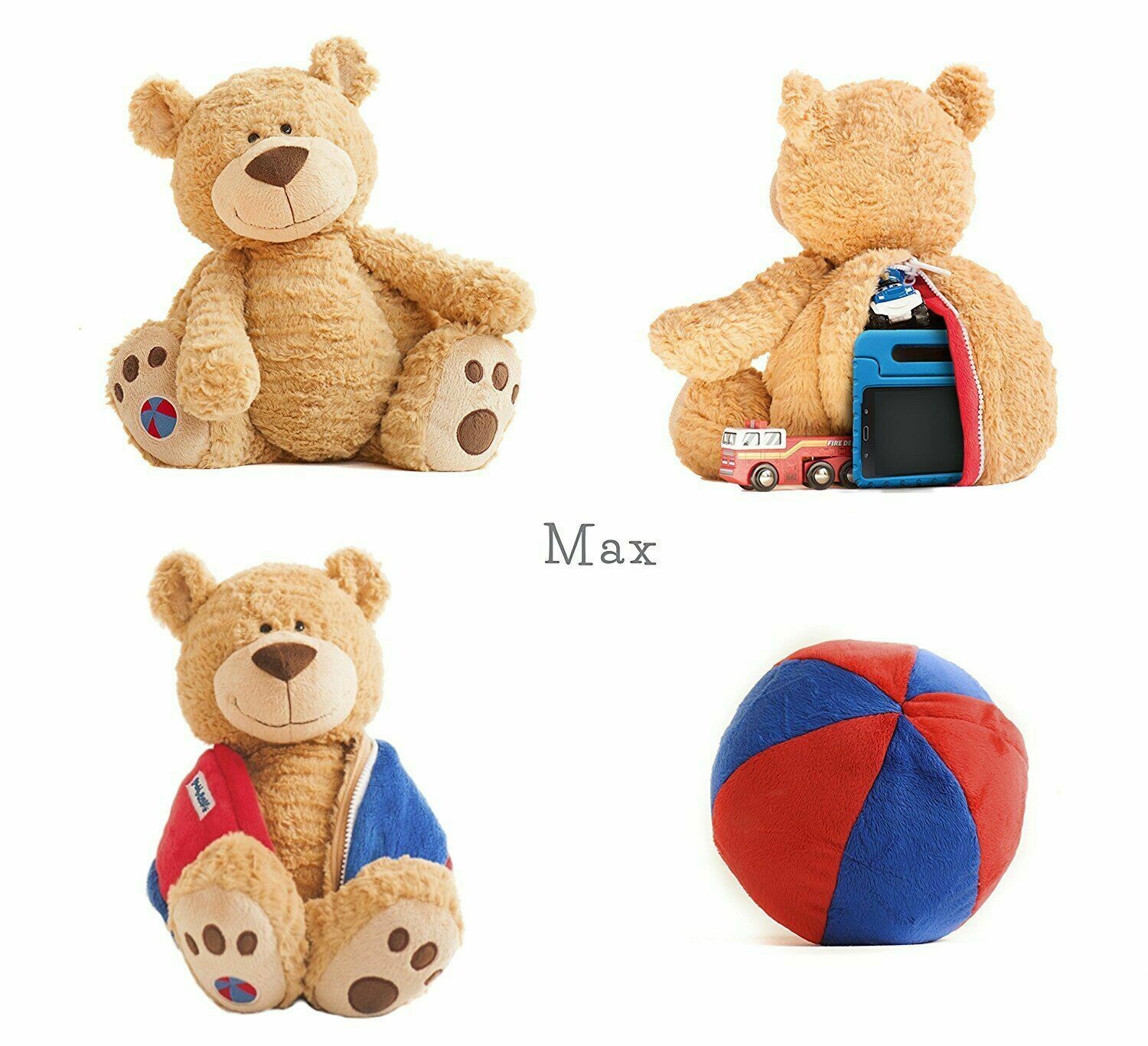 SALE: Max Buddy Ball - Red/Blue - org. $12.99