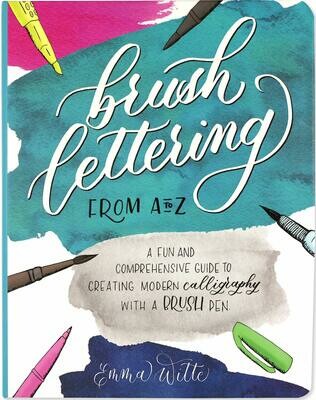 Brush Lettering From A-Z - Witte - HC