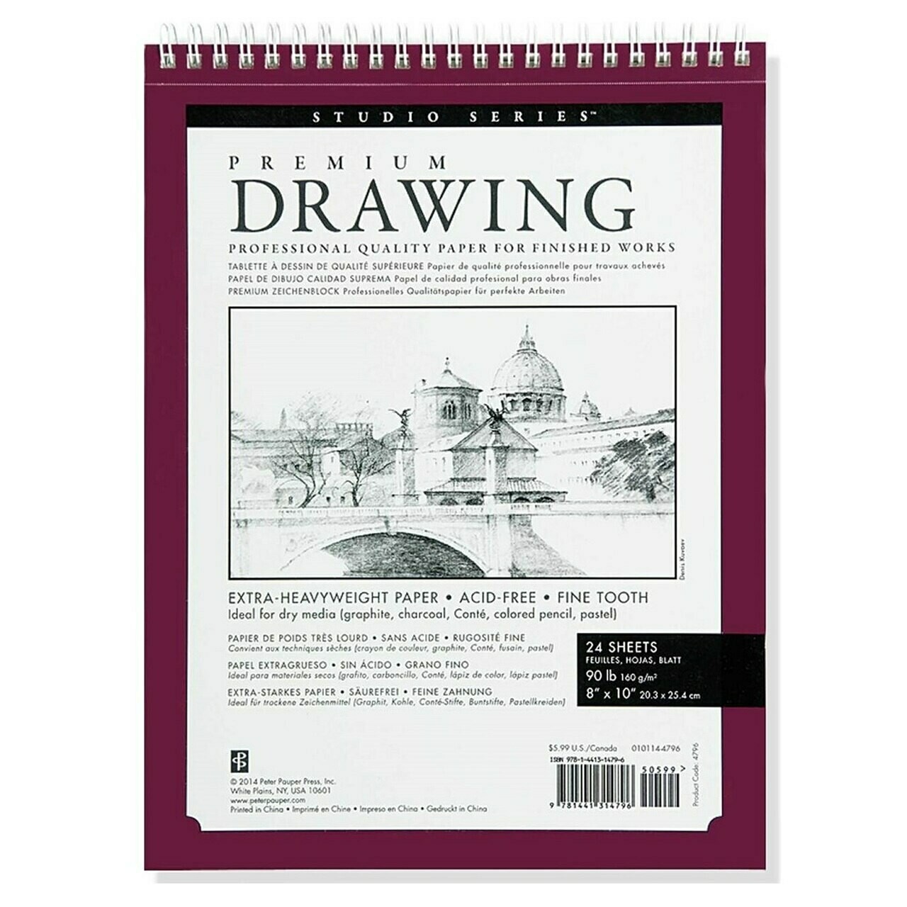 PPP Studio Series 8x10 Premium Drawing Pad