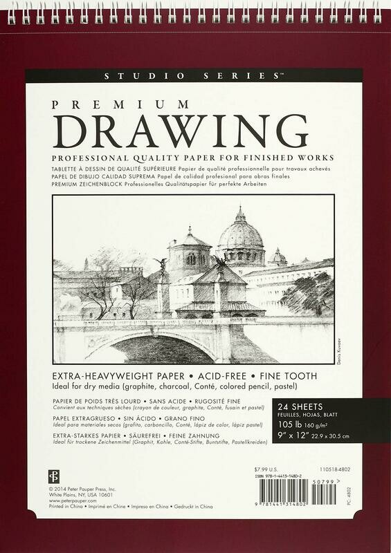 Studio Series 9x12 Premium Drawing Pad