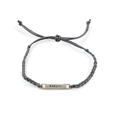 Namaste Braided Bracelet - Black