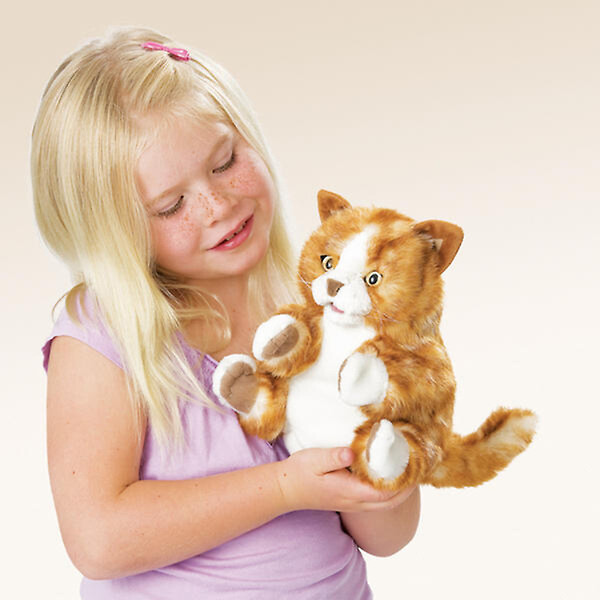 Orange Tabby Kitten Puppet