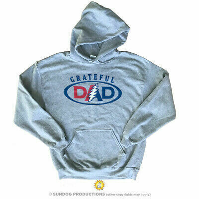Grateful Dad Grey L Hoodie - Sundog