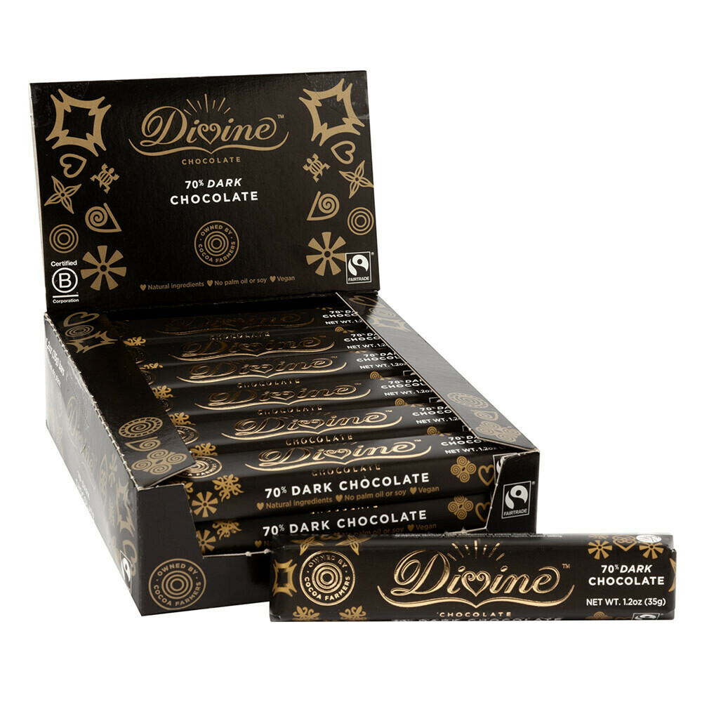 Divine Dark Chocolate 1.2oz - Fair Trade