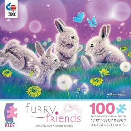 Furry Friends Asst. 100pc Puzzle