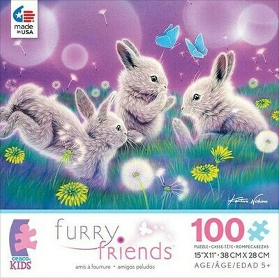 Furry Friends Asst. 100pc Puzzle