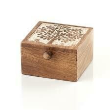 Serrv /BOX/ Tree of Life Wood Box - 32697