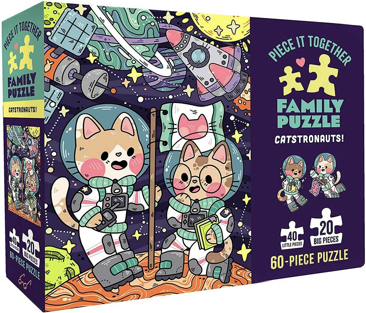 Catstronauts Family Puzzle 60pc