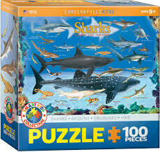 Sharks Puzzle 100 pc 